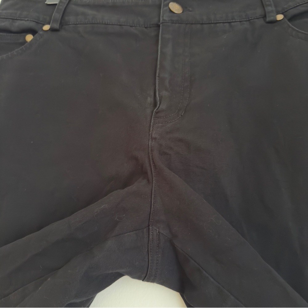 Eric Black Bermuda Shorts Women’s Size 12‎ Stretch Cotton Blend - Picture 6 of 10